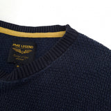 Pme Legend Vintage Mens Jumper Sweater Cotton Blue Crew Neck Pullover Knit Size M, detail view 7, image 9 of 10