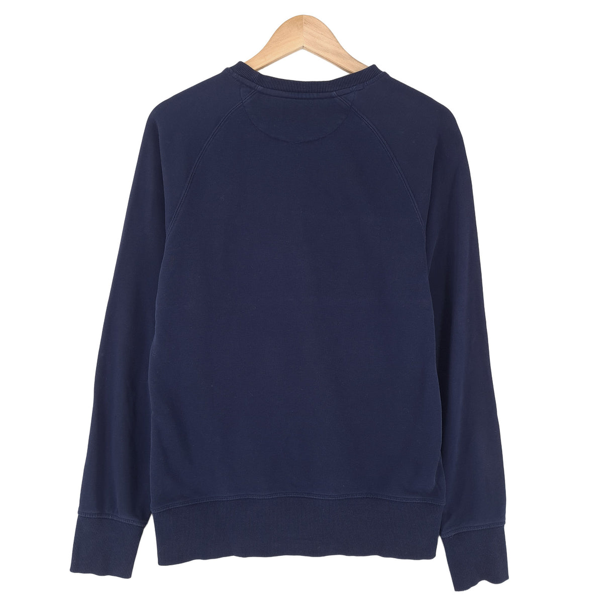 Gant Vintage Sweatshirt Cotton Striped Blue Crew Neck Pullover Men Size S, detail view 1, image 3 of 7