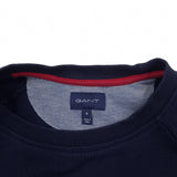 Gant Vintage Sweatshirt Cotton Striped Blue Crew Neck Pullover Men Size S, detail view 2, image 4 of 7