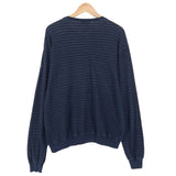 Paul & Shark Vintage Mens Sweatshirt Cotton Striped Blue Crew Neck Pullover Size XL, detail view 1, image 3 of 9