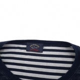Paul & Shark Vintage Mens Sweatshirt Cotton Striped Blue Crew Neck Pullover Size XL, detail view 2, image 4 of 9