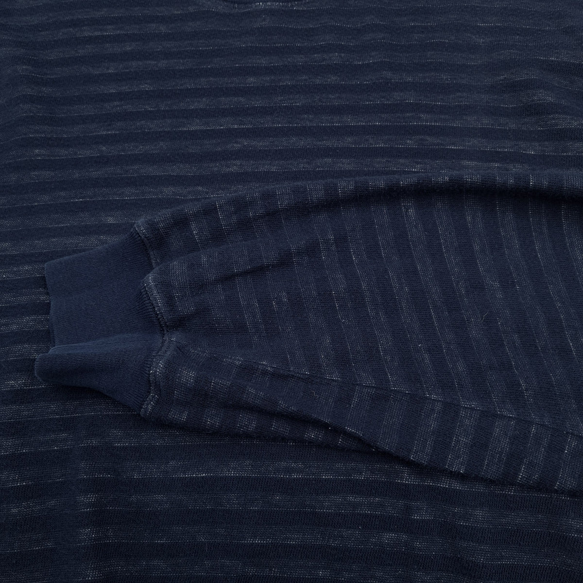 Paul & Shark Vintage Mens Sweatshirt Cotton Striped Blue Crew Neck Pullover Size XL, detail view 5, image 7 of 9