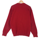 Paul & Shark Vintage Mens Cardigan Wool Red V-Neck Sweater Knit Size M, detail view 1, image 3 of 10