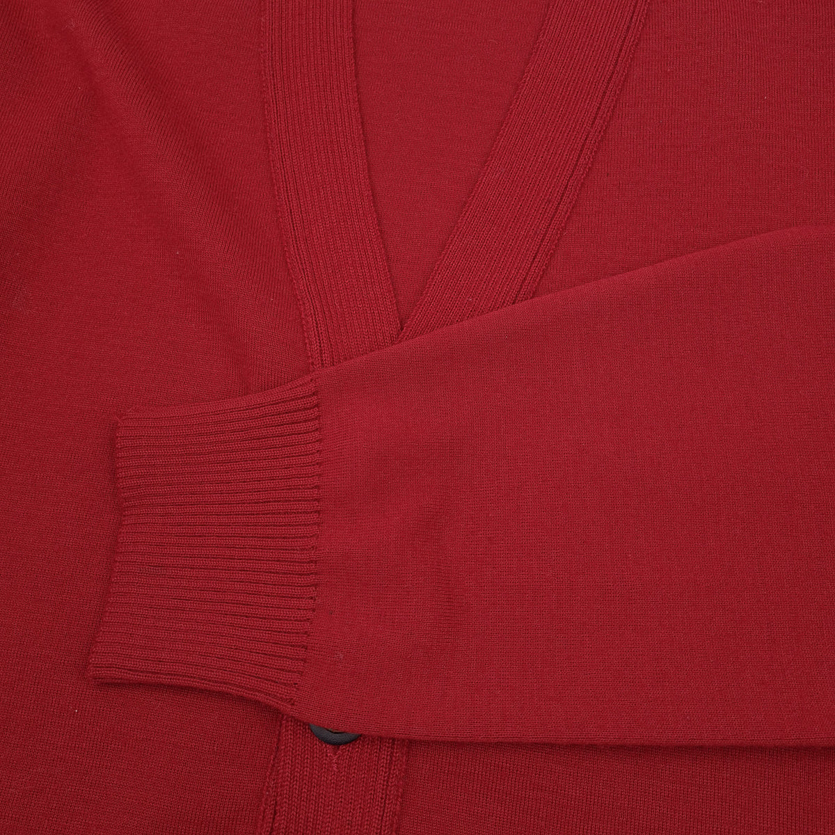 Paul & Shark Vintage Mens Cardigan Wool Red V-Neck Sweater Knit Size M, detail view 5, image 7 of 10