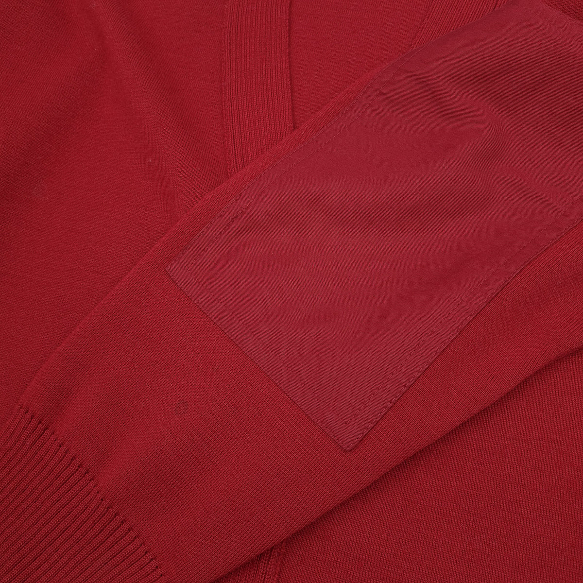 Paul & Shark Vintage Mens Cardigan Wool Red V-Neck Sweater Knit Size M, detail view 6, image 8 of 10