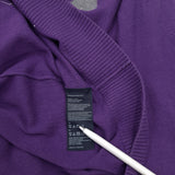 Tommy Hilfiger Vintage Mens Jumper Sweater Cotton Cashmere Argyle Purple Size 2XL, detail view 3, image 5 of 6