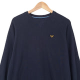Pme Legend Vintage Mens Sweatshirt Cotton Blue Crew Neck Pullover Size M, back view, image 2 of 8