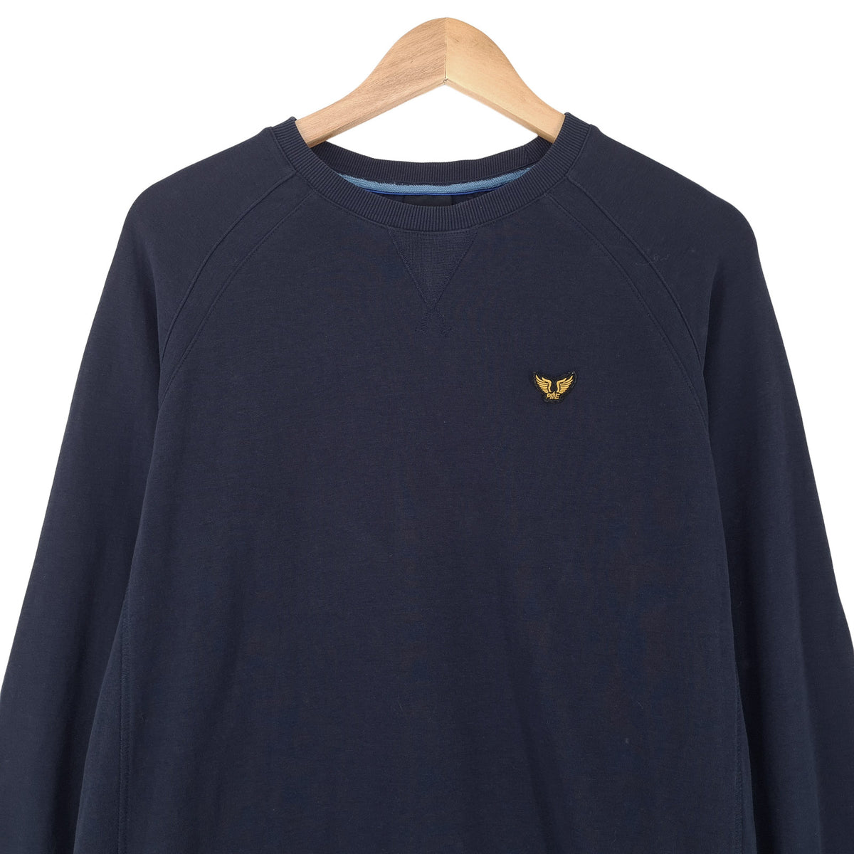Pme Legend Vintage Mens Sweatshirt Cotton Blue Crew Neck Pullover Size M, back view, image 2 of 8