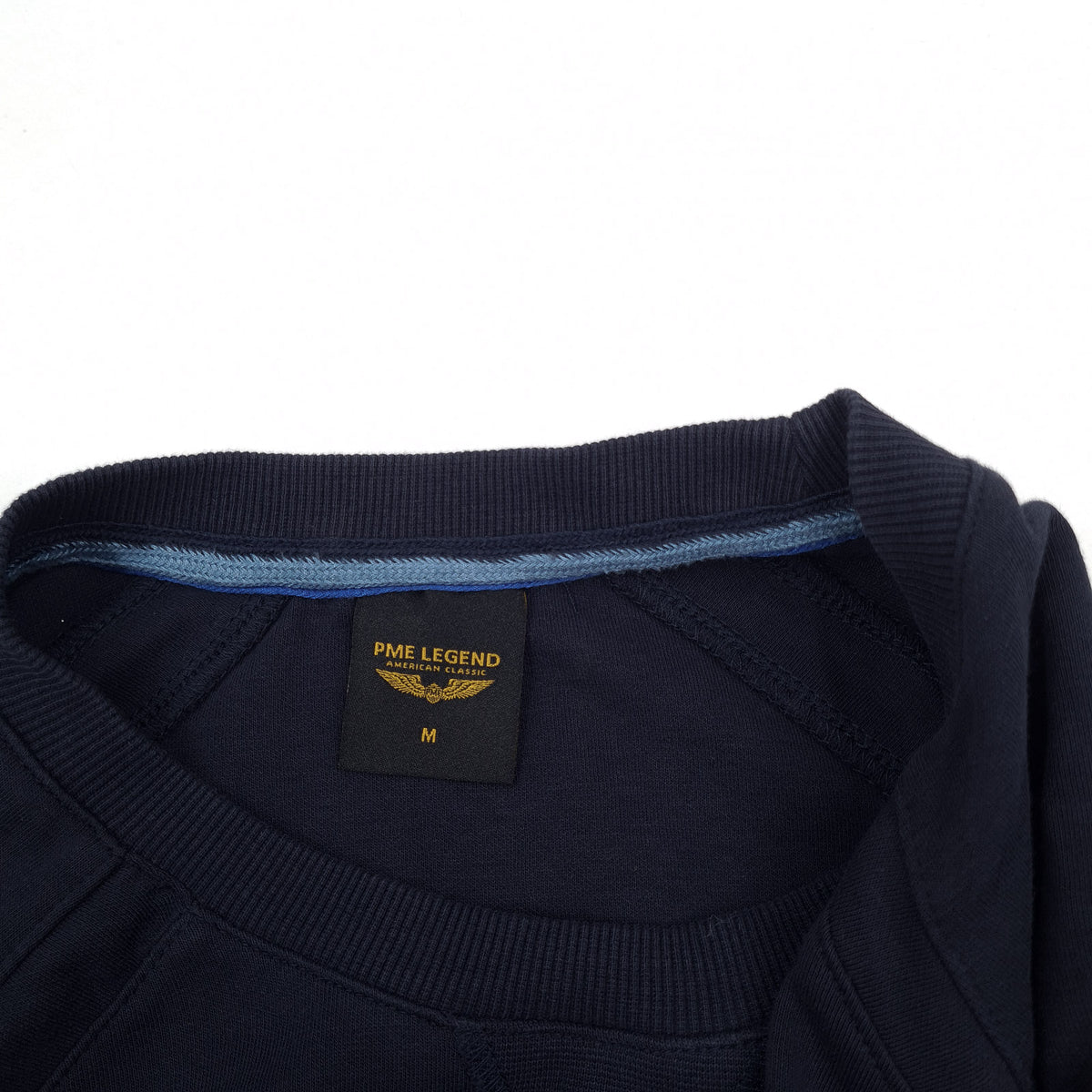 Pme Legend Vintage Mens Sweatshirt Cotton Blue Crew Neck Pullover Size M, detail view 2, image 4 of 8