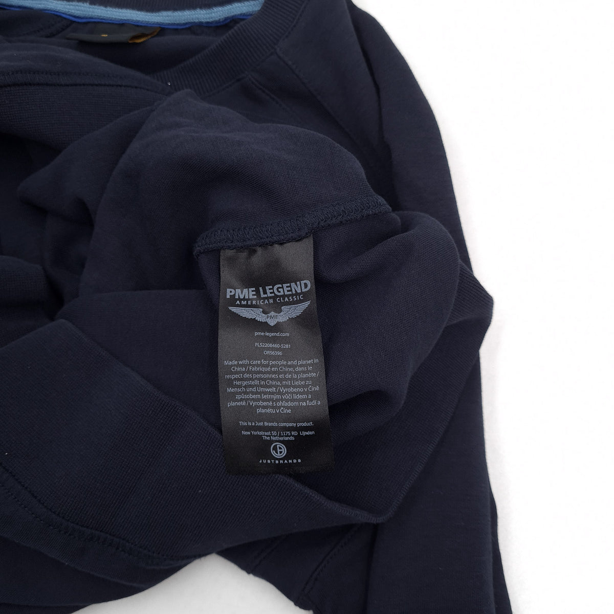 Pme Legend Vintage Mens Sweatshirt Cotton Blue Crew Neck Pullover Size M, detail view 4, image 6 of 8