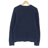 J.Lindeberg Mens Jumper Sweater Cotton Blue Crew Neck Pullover Knit Size M, detail view 1, image 3 of 6