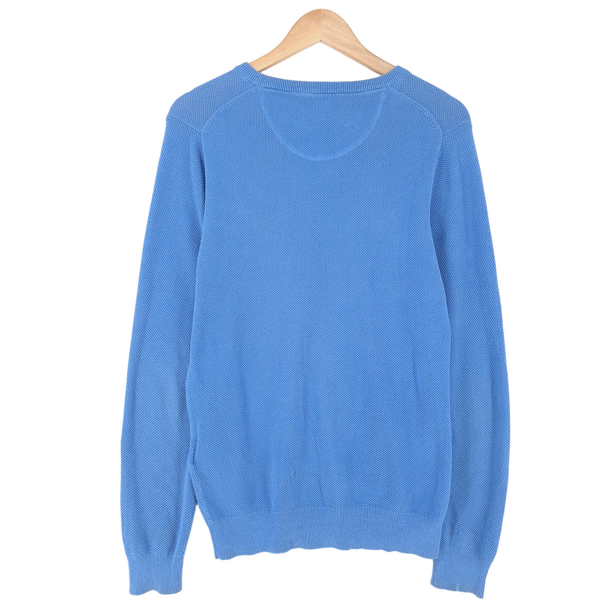 Gant Jumper Sweater Cotton Blue Crew Neck Pullover Knit Men Size S, detail view 1, image 3 of 7