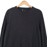G-Star Jumper Sweater Cotton Grey Crew Neck Pullover Knit Men Size M, back view, image 2 of 9