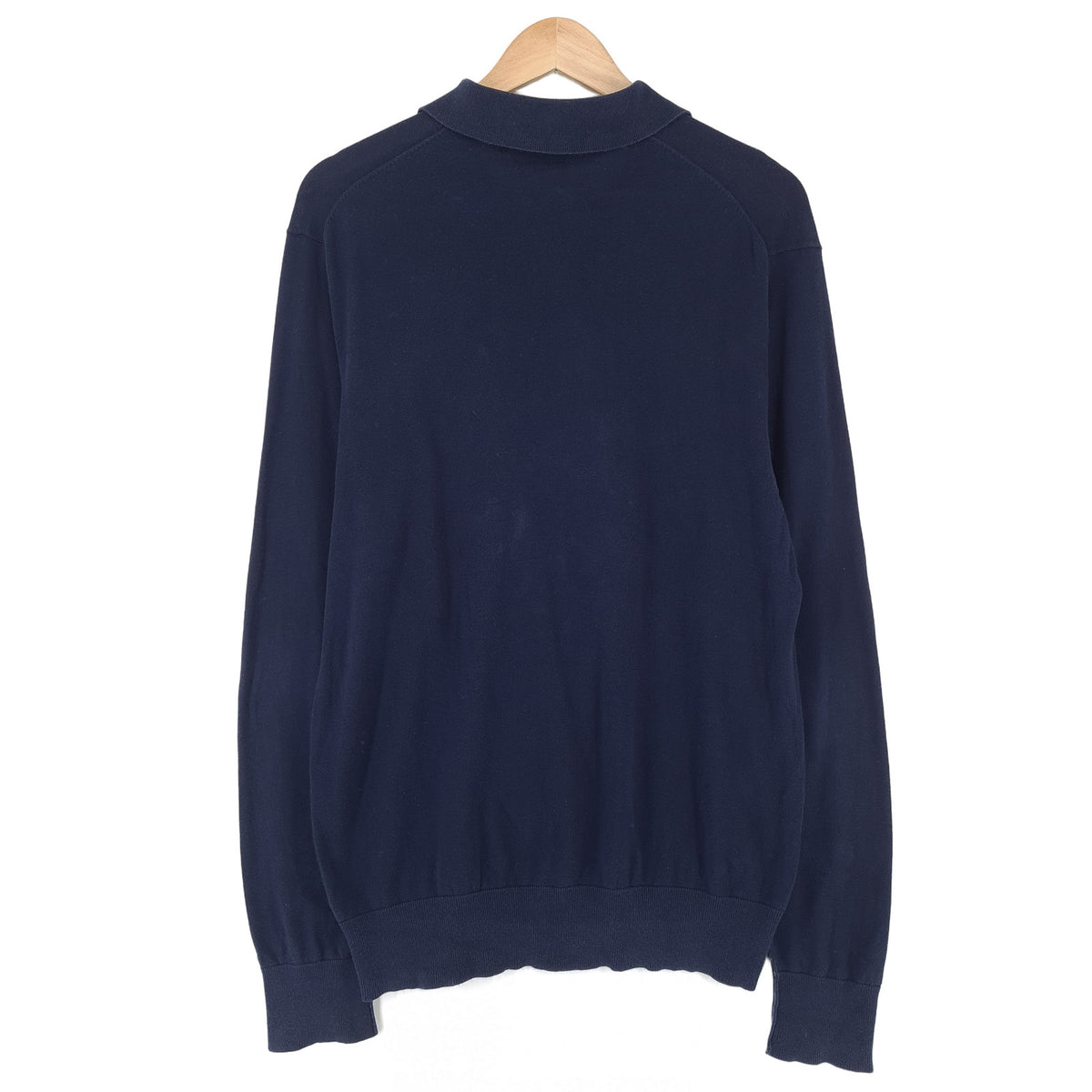 Paul Smith Vintage Mens Jumper Sweater Cotton Blue Collared Pullover Knit Size, detail view 1, image 3 of 6