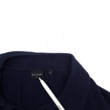Paul Smith Vintage Mens Jumper Sweater Cotton Blue Collared Pullover Knit Size, detail view 2, image 4 of 6