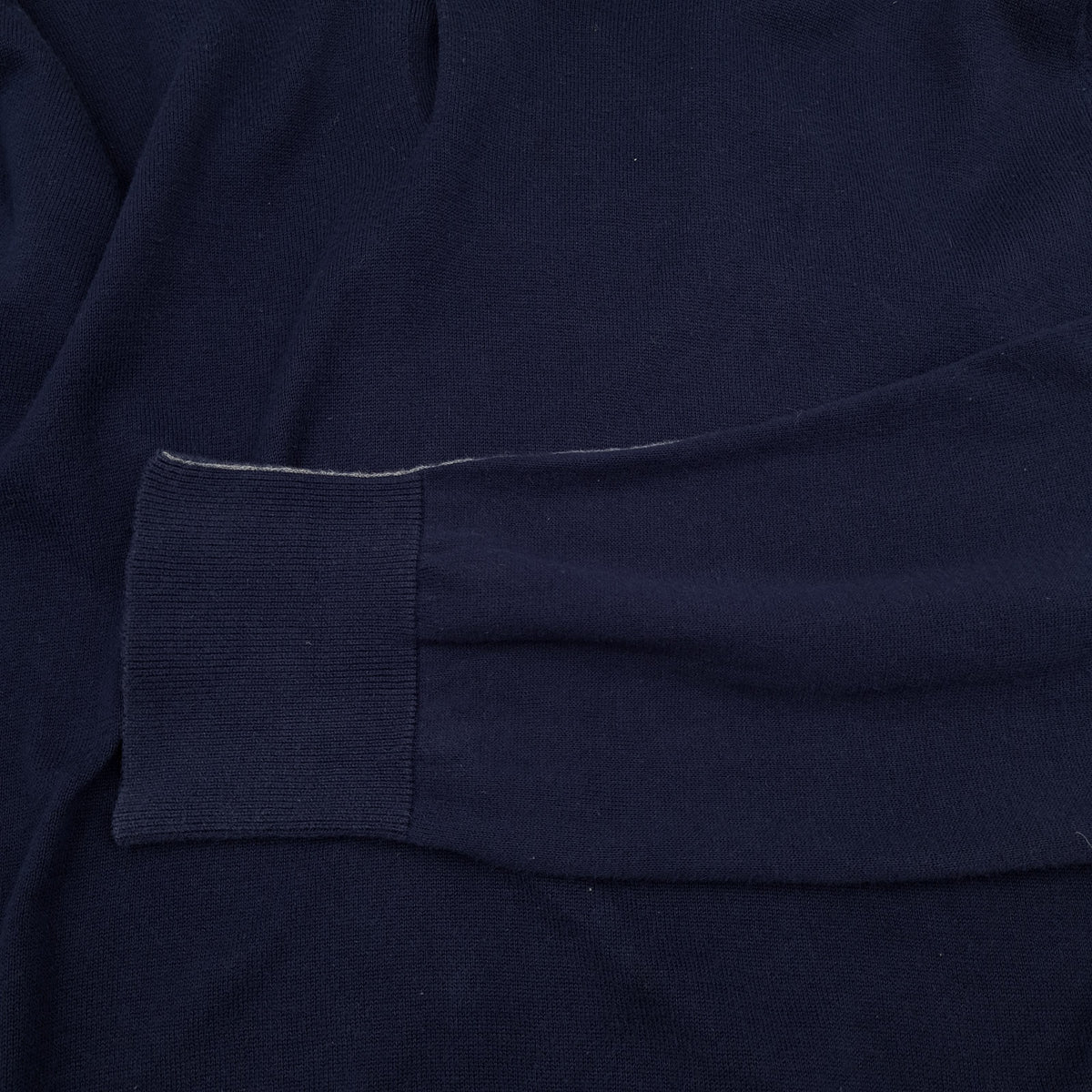 Paul Smith Vintage Mens Jumper Sweater Cotton Blue Collared Pullover Knit Size, detail view 4, image 6 of 6
