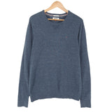 Tommy Hilfiger Vintage Mens Jumper Sweater Cotton Blue Crew Neck Pullover Size, front view, image 1 of 7