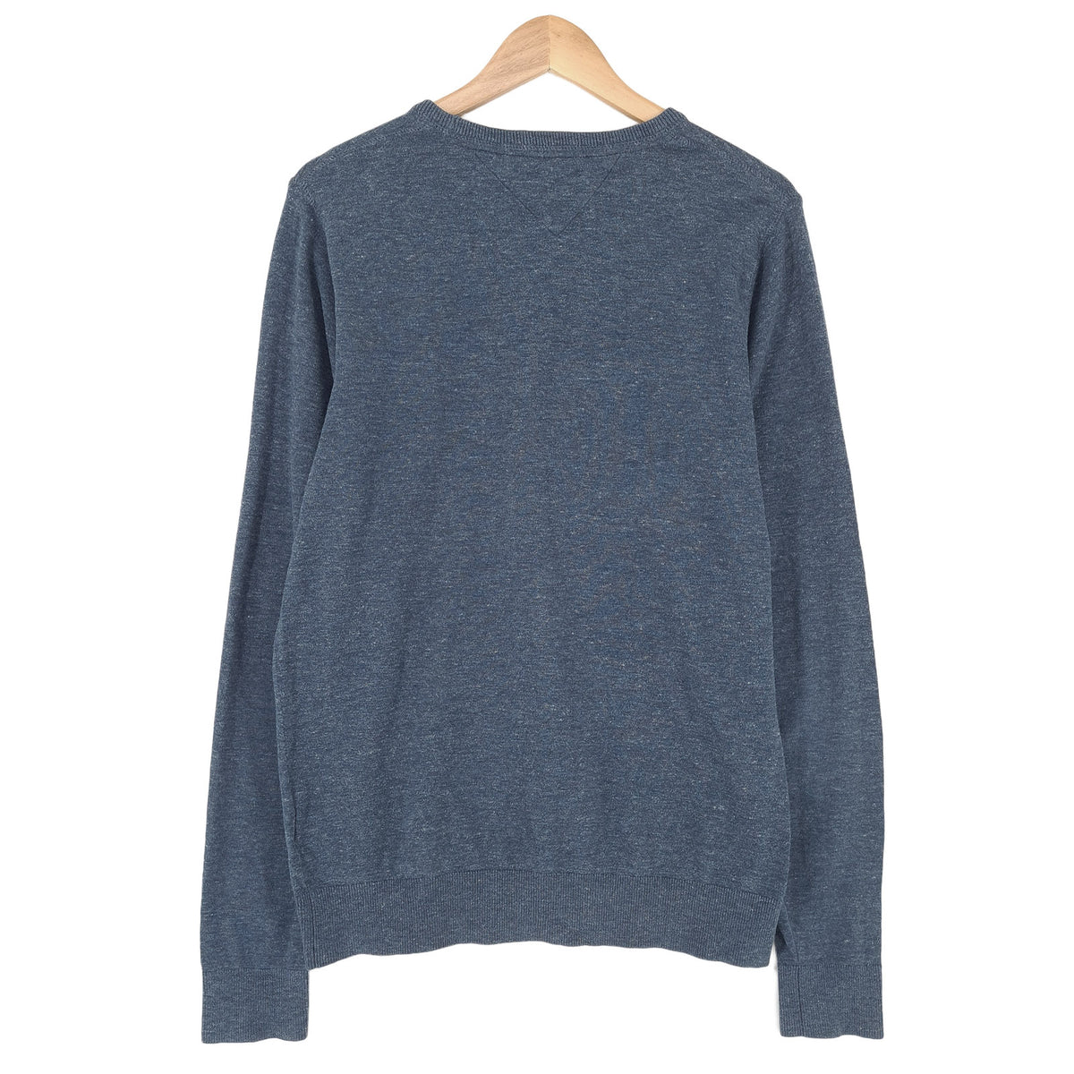 Tommy Hilfiger Vintage Mens Jumper Sweater Cotton Blue Crew Neck Pullover Size, detail view 1, image 3 of 7