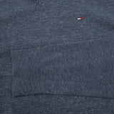 Tommy Hilfiger Vintage Mens Jumper Sweater Cotton Blue Crew Neck Pullover Size, detail view 5, image 7 of 7