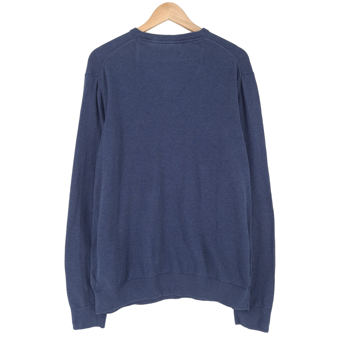 Christian Berg Mens Jumper Sweater Blue V-Neck Pullover Knit Size 2XL, detail view 1, image 3 of 7