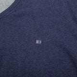 Christian Berg Mens Jumper Sweater Blue V-Neck Pullover Knit Size 2XL, detail view 3, image 5 of 7