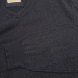 Camel Active Vintage Mens Jumper Sweater Cotton Grey V-Neck Pullover Knit Size, detail view 6, image 8 of 9
