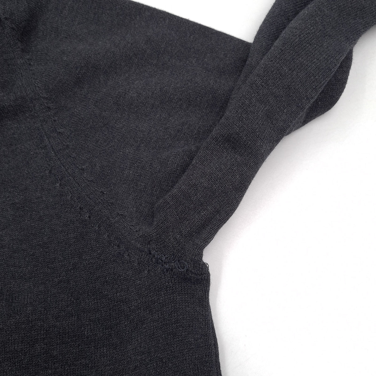 Camel Active Vintage Mens Jumper Sweater Cotton Grey V-Neck Pullover Knit Size, detail view 7, image 9 of 9