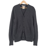 Levi's Vintage Mens Cardigan Cotton Grey V-Neck Slim Fit Sweater Knit Size XL, front view, image 1 of 6