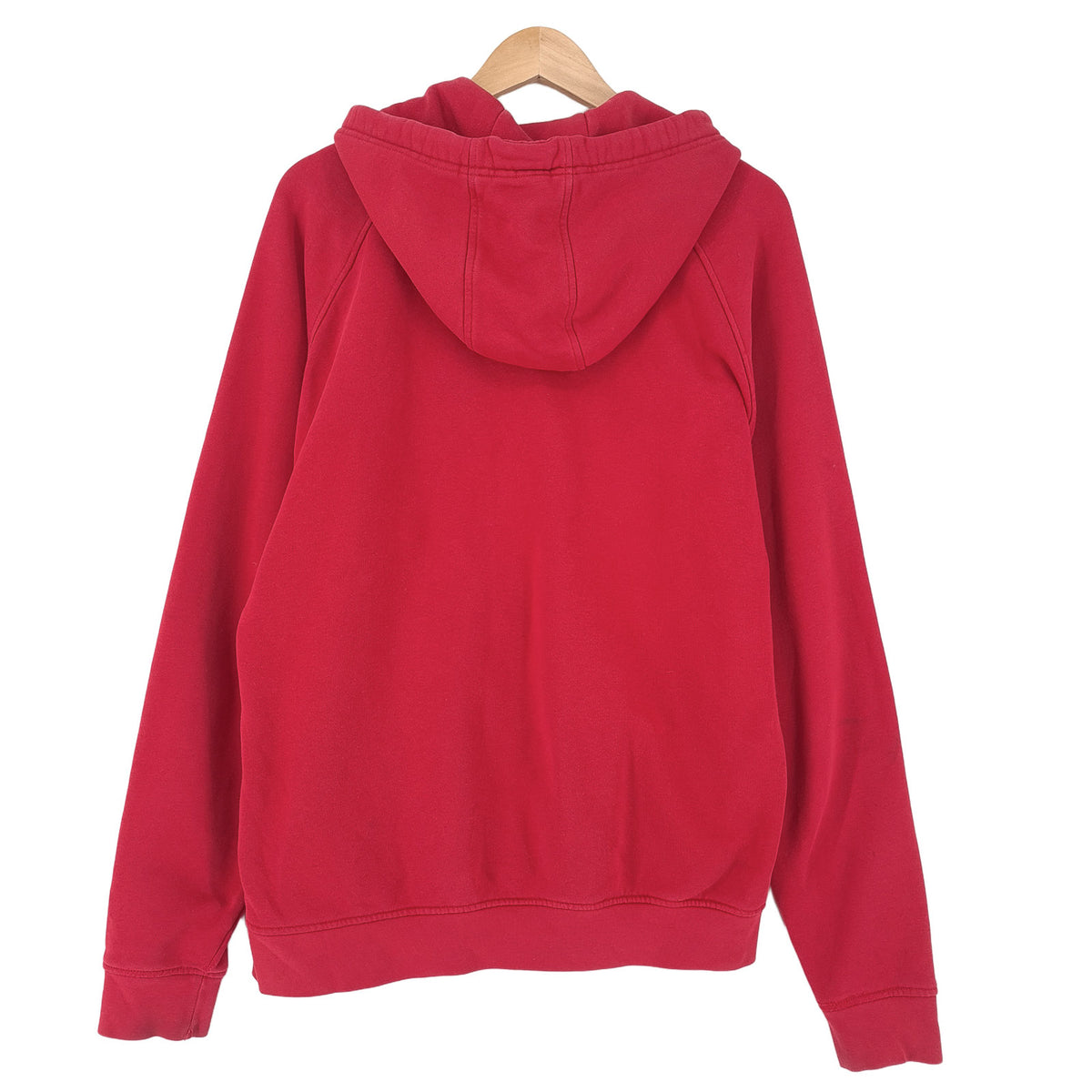 Helly Hansen Vintage Pullover Hoodie Cotton Red Sweatshirt Men Size, detail view 1, image 3 of 12