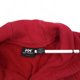 Helly Hansen Vintage Pullover Hoodie Cotton Red Sweatshirt Men Size, detail view 2, image 4 of 12