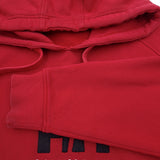 Helly Hansen Vintage Pullover Hoodie Cotton Red Sweatshirt Men Size, detail view 5, image 7 of 12