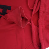 Helly Hansen Vintage Pullover Hoodie Cotton Red Sweatshirt Men Size, detail view 6, image 8 of 12