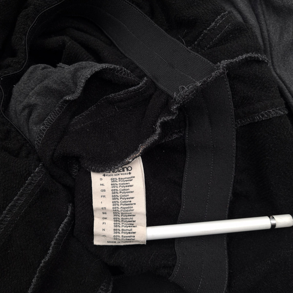 Naketano Womens Pullover Hoodie Cotton Grey Sweatshirt Size M, detail view 4, image 6 of 7