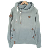 Naketano Vintage Womens Pullover Hoodie Cotton Green Sweatshirt Size M, front view, image 1 of 10