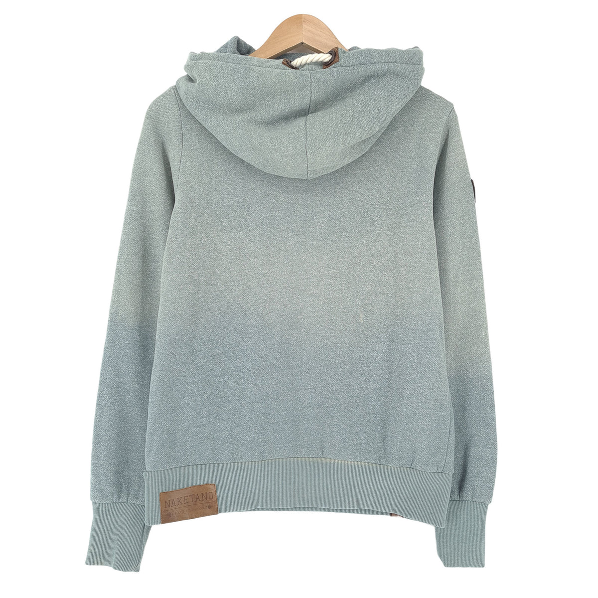 Naketano Vintage Womens Pullover Hoodie Cotton Green Sweatshirt Size M, detail view 1, image 3 of 10