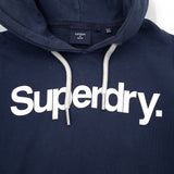 Superdry Vintage Womens Pullover Hoodie Cotton Blue Sweatshirt Size 34, detail view 3, image 5 of 8