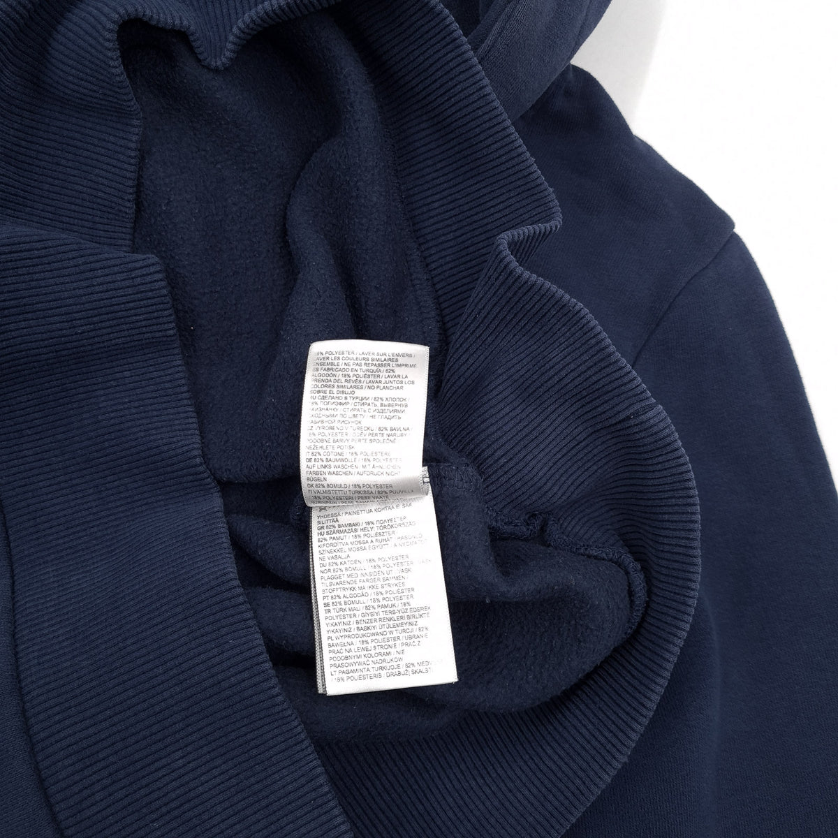 Superdry Vintage Womens Pullover Hoodie Cotton Blue Sweatshirt Size 34, detail view 5, image 7 of 8