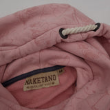 Naketano Vintage Womens Pullover Hoodie Cotton Animal Print Pink Sweatshirt Size M, detail view 2, image 4 of 8