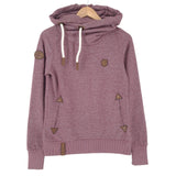 Naketano Womens Pullover Hoodie Pink Sweatshirt Size S, front view, image 1 of 7
