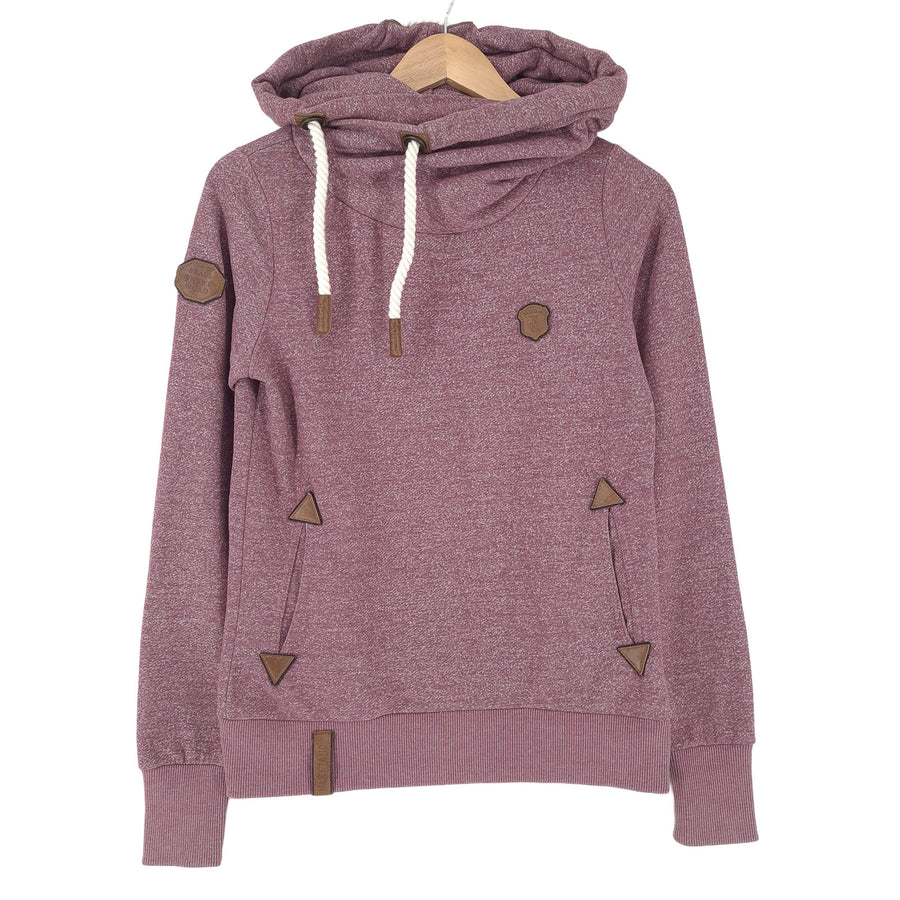 Naketano Damskie Pullover bluza z kapturem Pink bluza rozmiar S