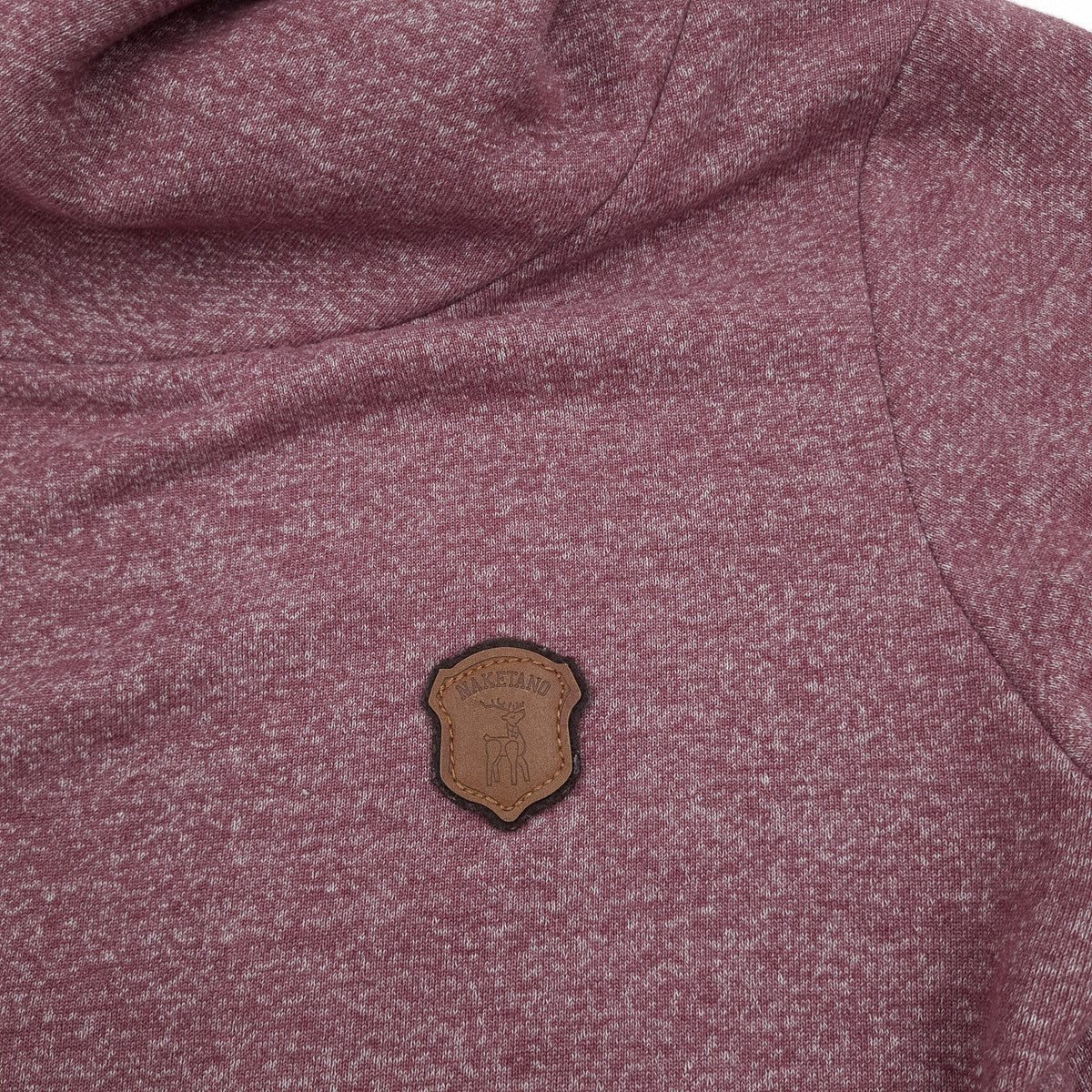 Naketano Womens Pullover Hoodie Pink Sweatshirt Size S, detail view 3, image 5 of 7