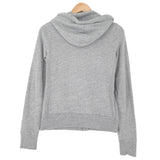 Abercrombie & Fitch Vintage Womens Full Zip Hoodie Cotton Grey Slim Fit Size S, detail view 1, image 3 of 7