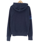 Superdry Vintage Mens Pullover Hoodie Cotton Blue Sweatshirt Size M, detail view 1, image 3 of 8
