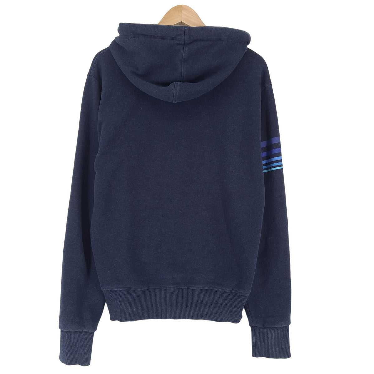 Superdry Vintage Mens Pullover Hoodie Cotton Blue Sweatshirt Size M, detail view 1, image 3 of 8