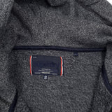 Superdry Vintage Mens Full Zip Hoodie Cotton Grey Sweatshirt Size S, detail view 2, image 4 of 8