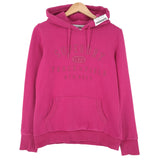 Superdry Vintage Womens Pullover Hoodie Cotton Pink Sweatshirt Size 40, front view, image 1 of 9