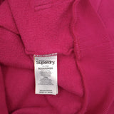 Superdry Vintage Womens Pullover Hoodie Cotton Pink Sweatshirt Size 40, detail view 5, image 7 of 9