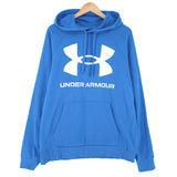 Under Armour Vintage Pullover Hoodie Cotton Blue Relaxed Fit Men Size, front view, image 1 of 8