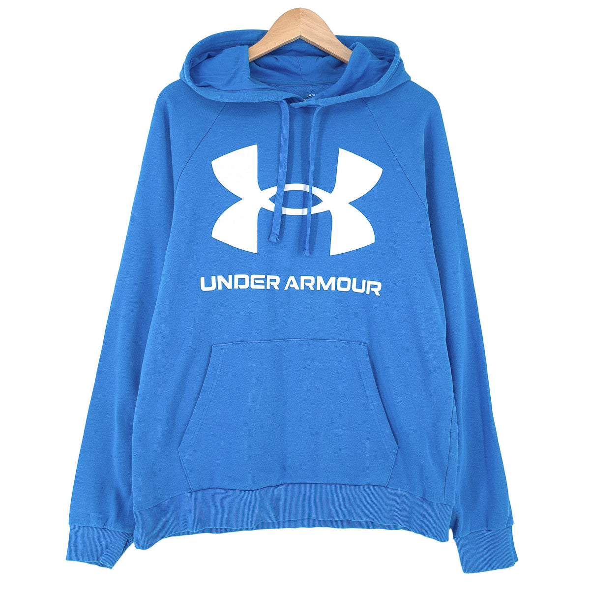 Under Armour Vintage Pullover Hoodie Cotton Blue Relaxed Fit Men Size, front view, image 1 of 8