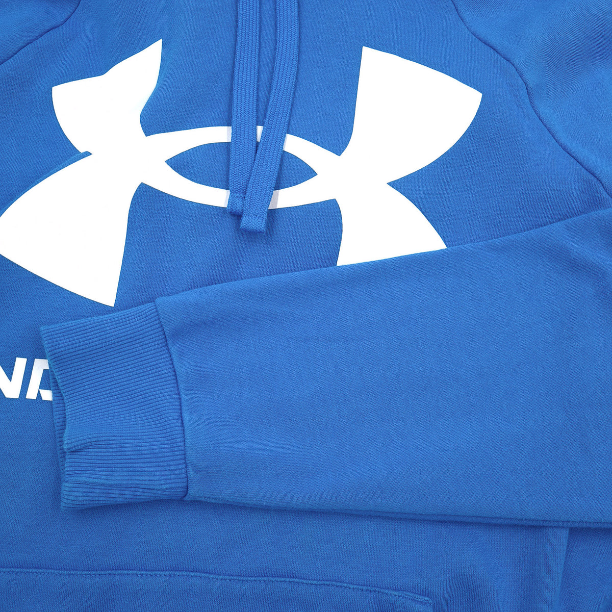 Under Armour Vintage Pullover Hoodie Cotton Blue Relaxed Fit Men Size, detail view 6, image 8 of 8